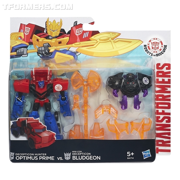 Transformers Robots In Disguise Minicons Battle Packs Optimus Prime Bludgeon Pack (8 of 17)